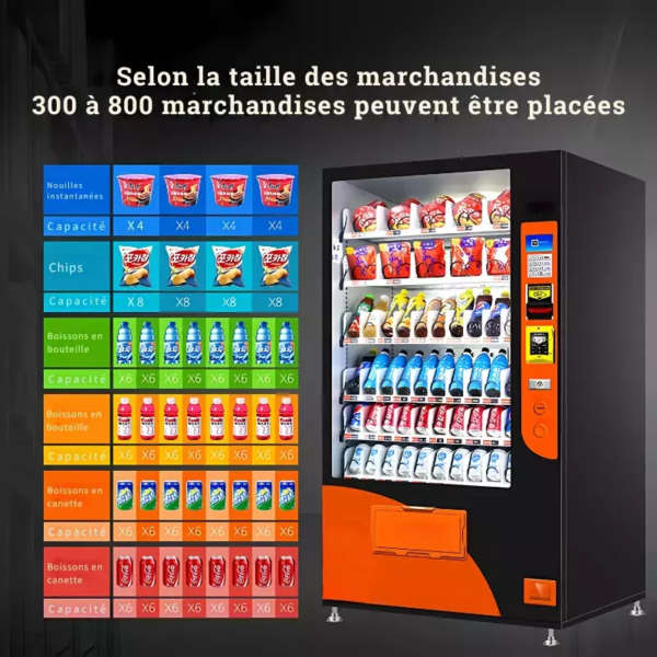 distributeur automatique snack et boisson AF 60 interieur